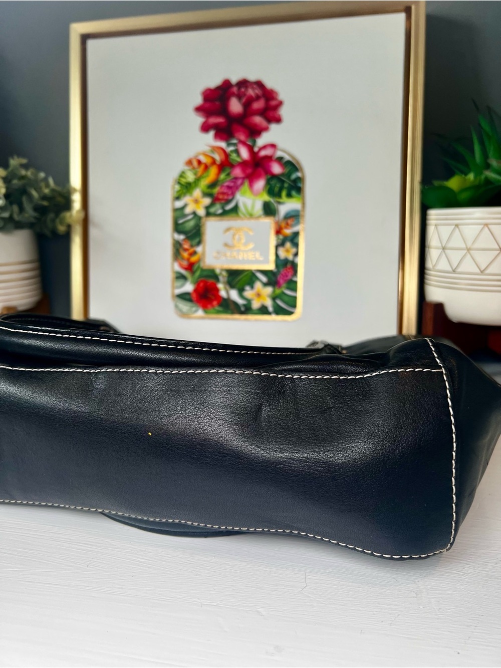 Kate Spade Front Pocket Quinn Tote in Black Leather with COA - Picture 12 of 16